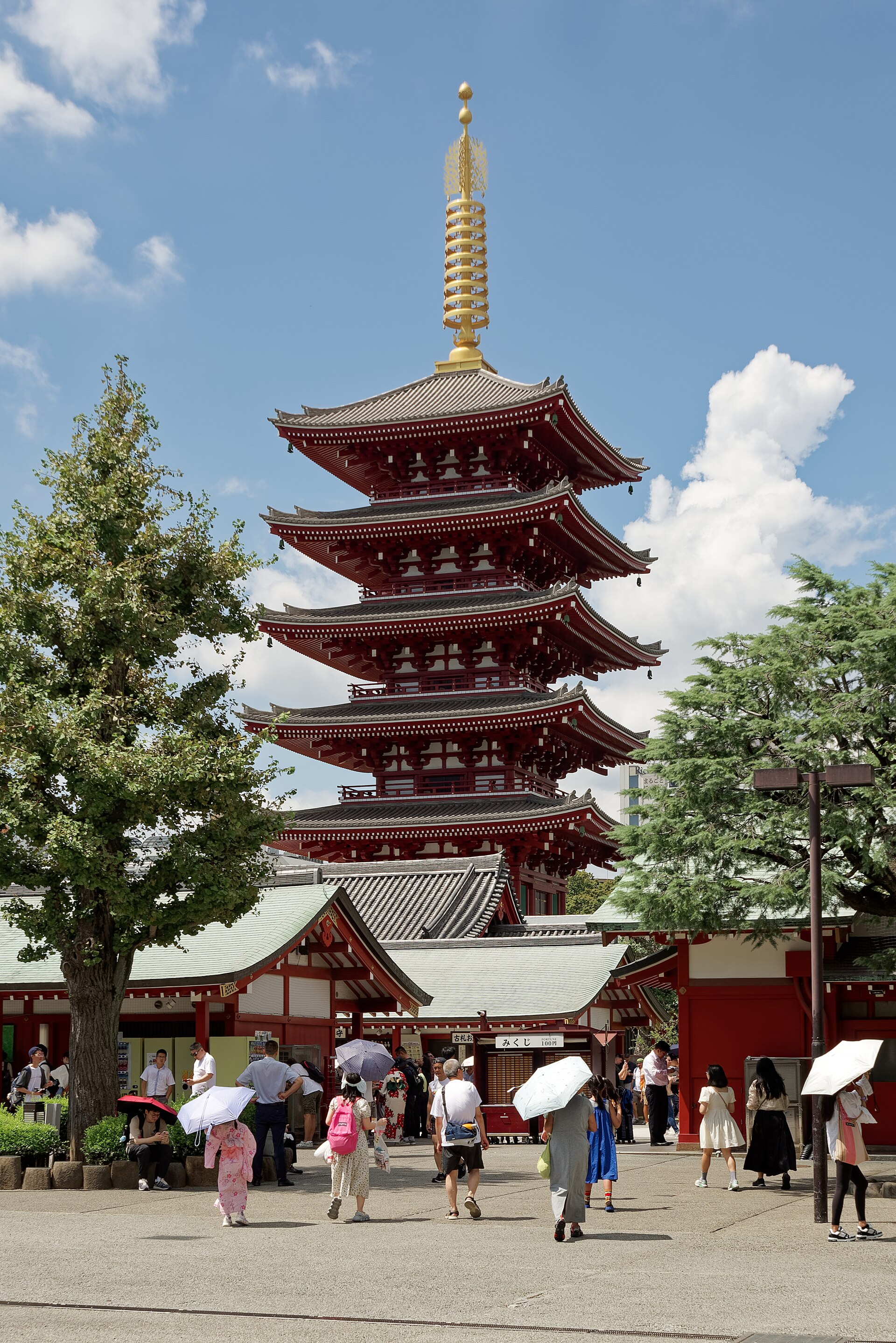 Senso-ji Pagoda Tokyo Japan